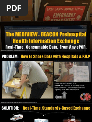 The MEDIVIEW BEACON Prehospital Health Information Exchange