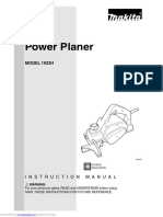 Power Planer: MODEL 1923H