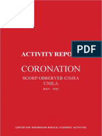 (Activity Reportl) CORONATION - Observer CIMSA Unila - May