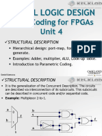 Digital Logic Design: VHDL Coding For Fpgas Unit 4
