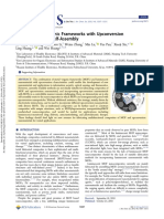 Paving Metal Organic Frameworks With Upconversion Nanoparticles Via Self-Assembly