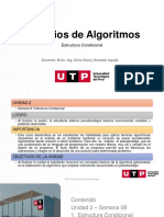 Unidad 2 - Semana 8 - Principios de Algoritmos - Introduccion
