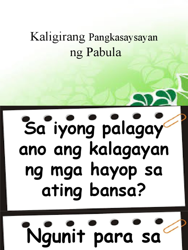 Pabula - Presentation | PDF