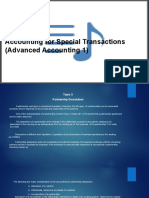 Advacc1 Accounting For Special Transactions (Advanced Accounting 1)