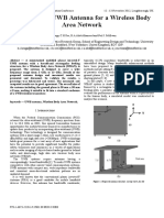 Miniaturised UWB Antenna for a Wireless Body