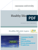 Caucasus University: Healthy Lifestyle