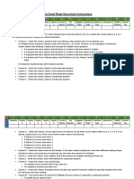 Quiz Excel Sheet Document Instructions: A B C D E F G H I J K L M N