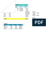 Table: Material List 2 - by Section Property Section Objecttype Numpieces Totallength Totalweight