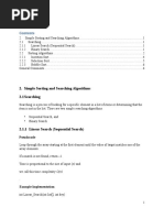 Simple Sorting and Searching Algorithms 2.1searching: Pseudocode