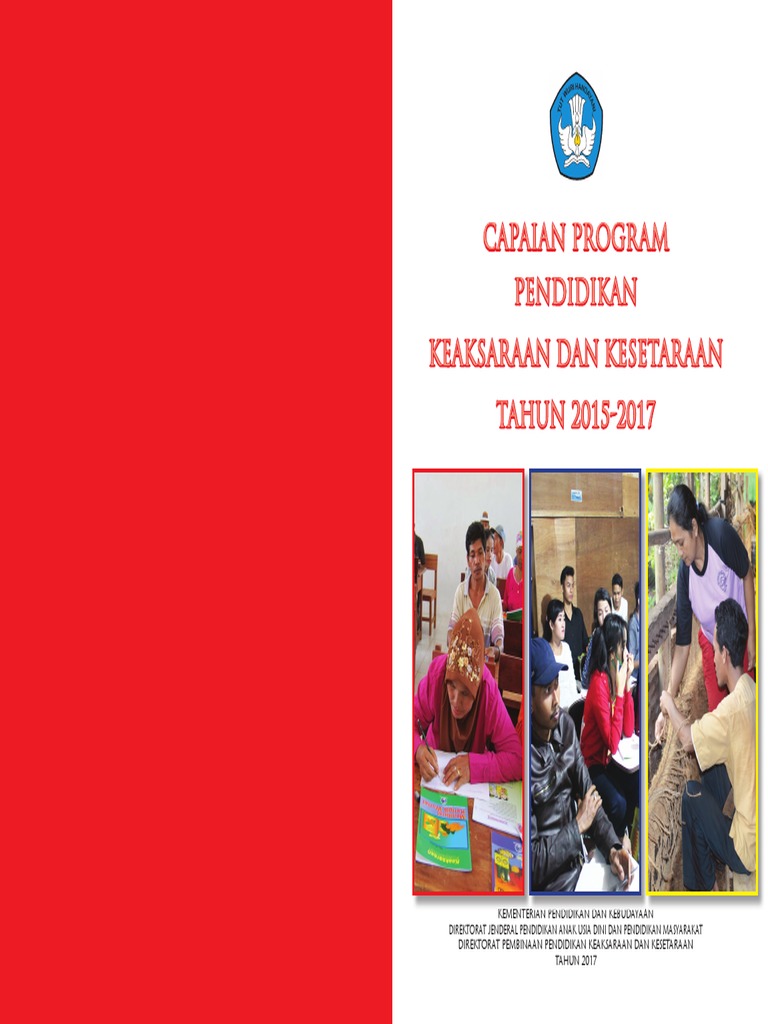 Buku Capaian Program Pendidikan Keaksaraan Dan Kesetaraan TH 2015-2017 ...