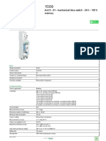 Product Data Sheet: Acti 9 - IH - Mechanical Time Switch - 24 H - 100 H Memory