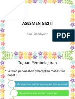 ASESMEN GIZI II