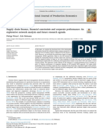 Supply Chain Finance Financial Constraints and Corporate Performance - An Explorative Network Analysis and Future Research Agenda