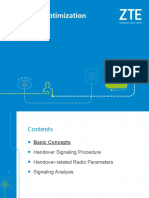 LTE Handover Optimization