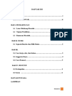 DAFTAR ISI Prposal Makanan Internasional