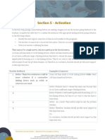 Section 5 - Activation: There May Not Be A Single Answer. Ask Your Questions in The Tutorial Session