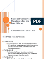 National Competency Standards For The Nurse Practitioner
