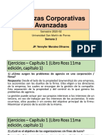 Finanzas Corporativas Avanzadas: Semestre 2020-02 Universidad San Martín de Porres