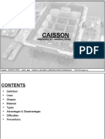 Caisson: Prepared By:-Harshil Patel