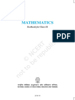 Mathematics: Textbook For Class IX
