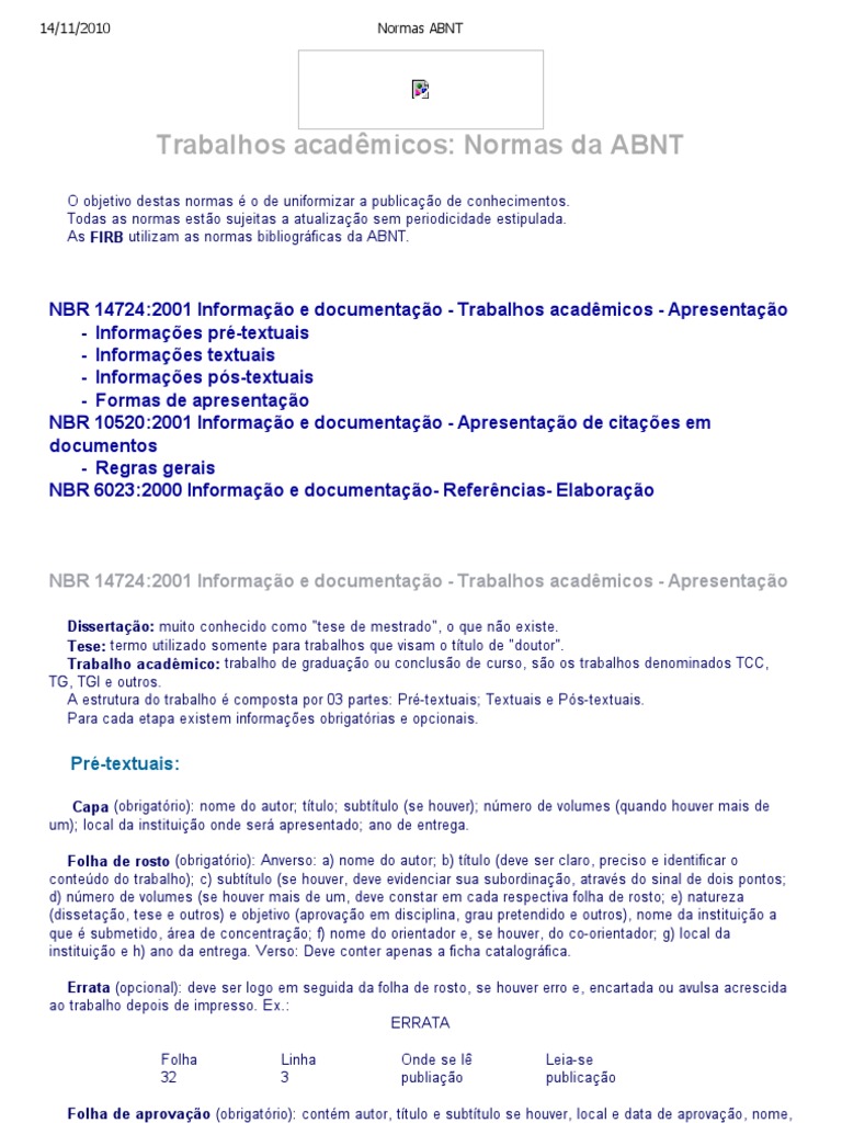 Normas ABNT | PDF