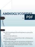 Aminoglycosides: Dr. Amit Shah