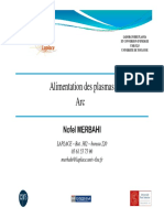 Arc Alimentation Des Plasmas PDF