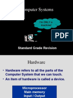 Computer Systems: Standard Grade Revision
