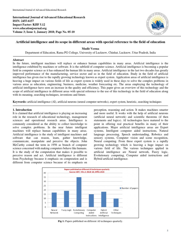 AI's Impact on Education and Learning | PDF | Artificial Intelligence ...