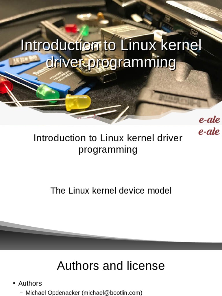 Linux Kernel Driver | PDF | Device Driver | Kernel (Operating System)