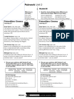 Communication: Pairwork Unit 2: Futurefilms Cinema Futurefilms Cinema