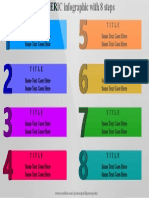 Create 8 Step NUMERIC Infographic