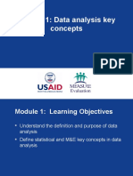 Data Analysis Key and Concept