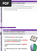 1.2 The main components of computer systems