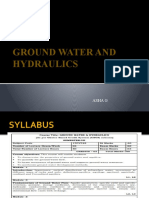Ground Water and Hydraulics: Asha G