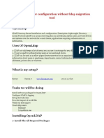 OpenLdap Server Install and Config Without Migration