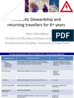 Antibiotic Stewardship and Returning Travellers For 6 Years