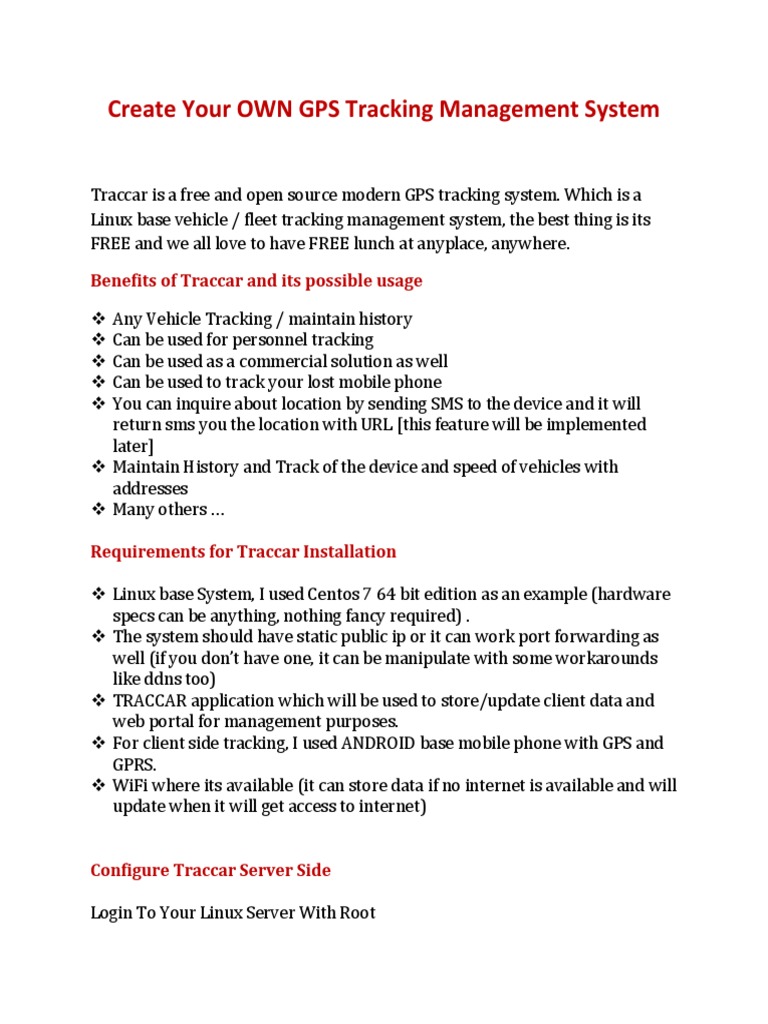 Build Your Own GPS Tracking System | PDF | Internet | Java Virtual Machine