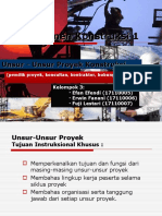 Materi 3 Unsur Unsur Proyek ( - Kelompok - 3)