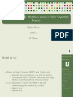 Macroeconomics II: Monetary Policy in New-Keynesian Models: D Aniel Baksa