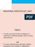 INDUSTRIAL DISPUTES ACT GUIDE