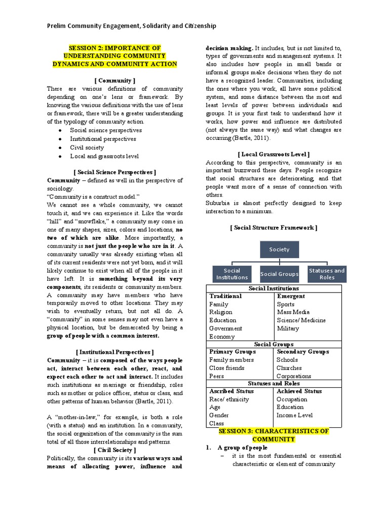 Community Dynamics and Engagement Insights | PDF | Community | Social Group