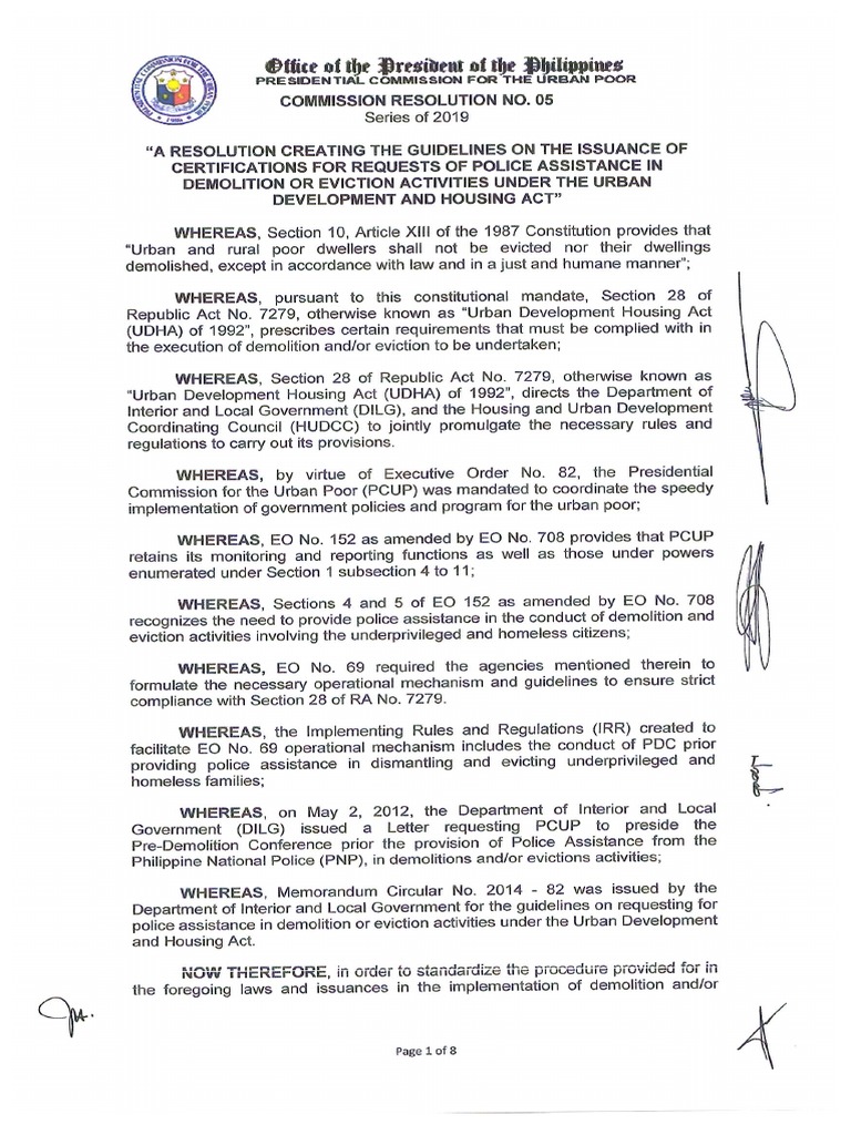 Commission Resolution No 05 S 2019 | PDF