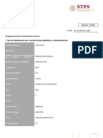 Programa Jóvenes Construyendo El Futuro I. Datos Generales de La Institución, Empresa, U Organización