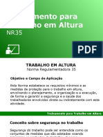 Treinamento de Trabalho em Altura NR 35