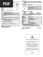 Ir-Gun-S: Thermometer Operating Instructions