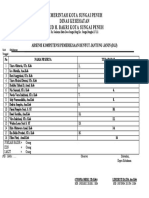 Absensi Kompetensi Pemeriksaan Denyut Jantung Janin (DJJ)