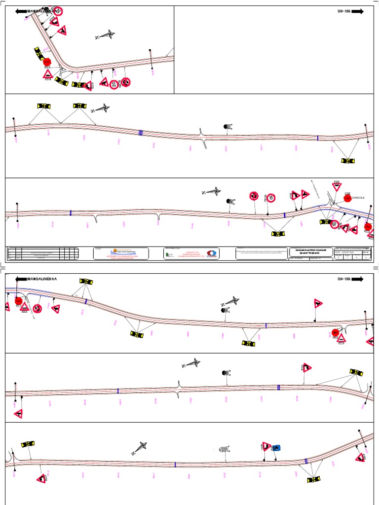 Signage Plan for SH-156 Road Improvement | PDF
