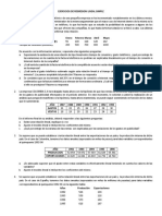 Regresion Lineal Simple Ejercicios PDF