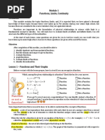 Functions, Limits, Continuity: Function Ornota Function?